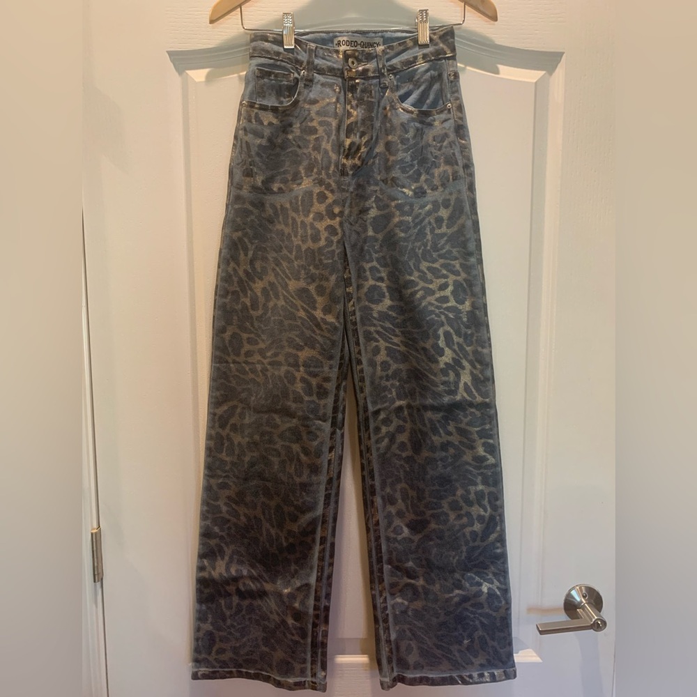 NWT Rodeo Quincy Rodeo Cheetah Pant size XS